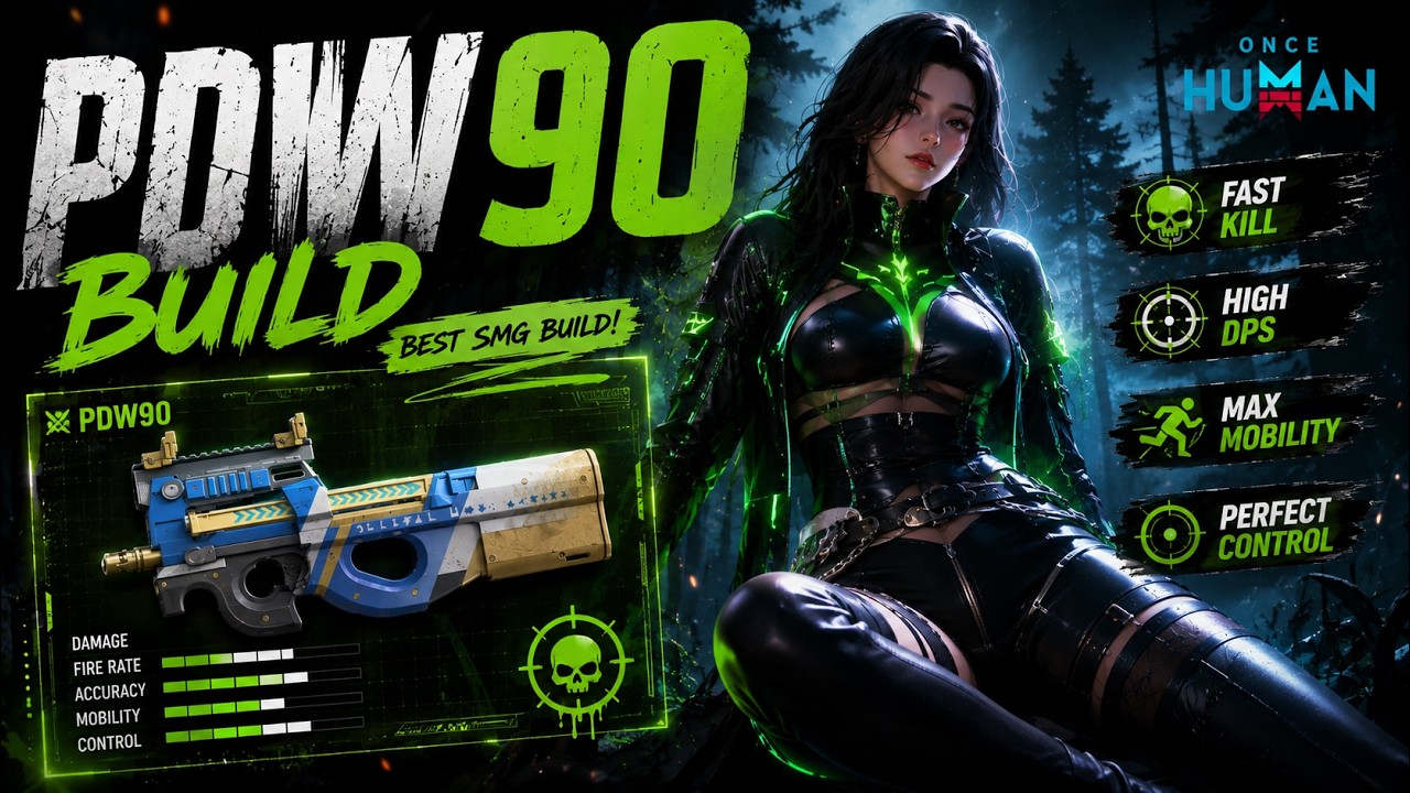 🔥 PDW90 Build in Once Human | INSANE DPS, Fast Kills & Full Build Guide!