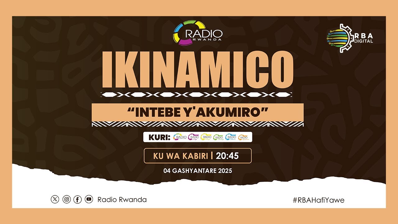 #IKINAMICO: Intebe y'Akumiro