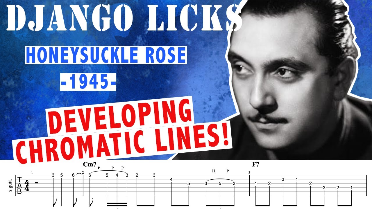 DJANGO LICKS - Honeysuckle Rose | Gypsy Jazz Hangouts