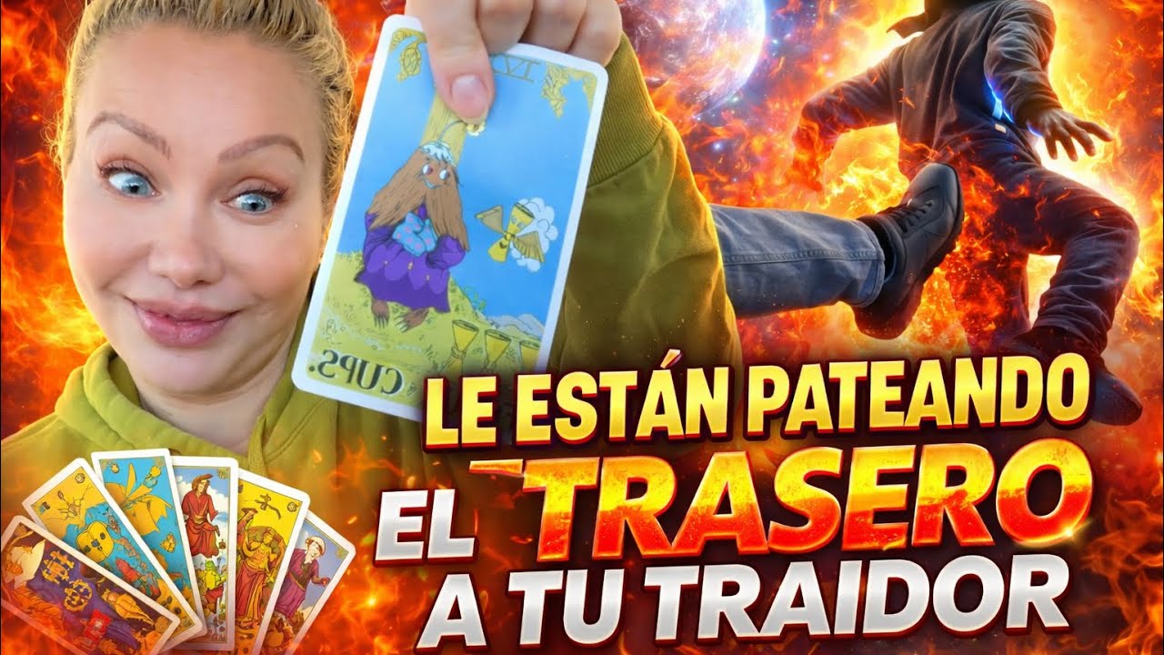 A TU TRAIDOR LE ESTAN PATEANDO EL TRASERO 😂🕯️/ LECTURA DE TAROT IMPORTANTE 🕯️