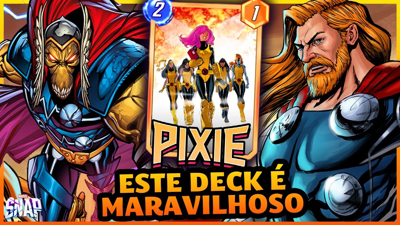 PIXIE + BILL/THOR + SHENAUTA É ABSURDO: PEGUE SEU INFINITO FACILMENTE COM ESTE DECK |Marvel Snap|