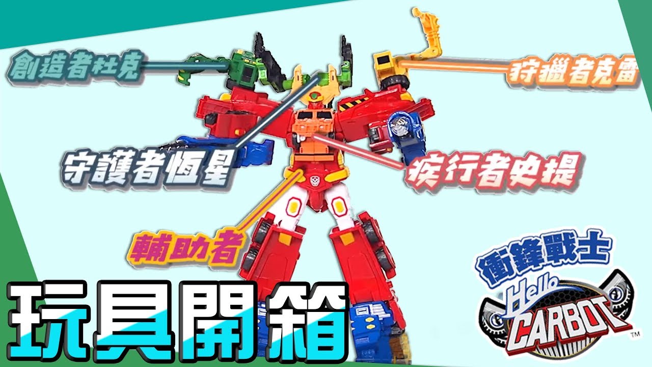 【HelloCarbot 衝鋒戰士S5 】帥氣六合一開箱｜重裝爆影先鋒｜헬로카봇  장난감｜太陽哥哥 天竺鼠姐姐｜變形機器人｜玩具開箱｜TOY SHOW