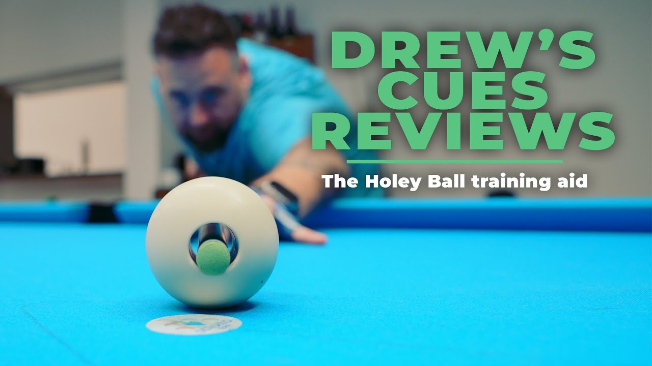 DREW'S CUES REVIEWS - THE Holey Ball training aid
