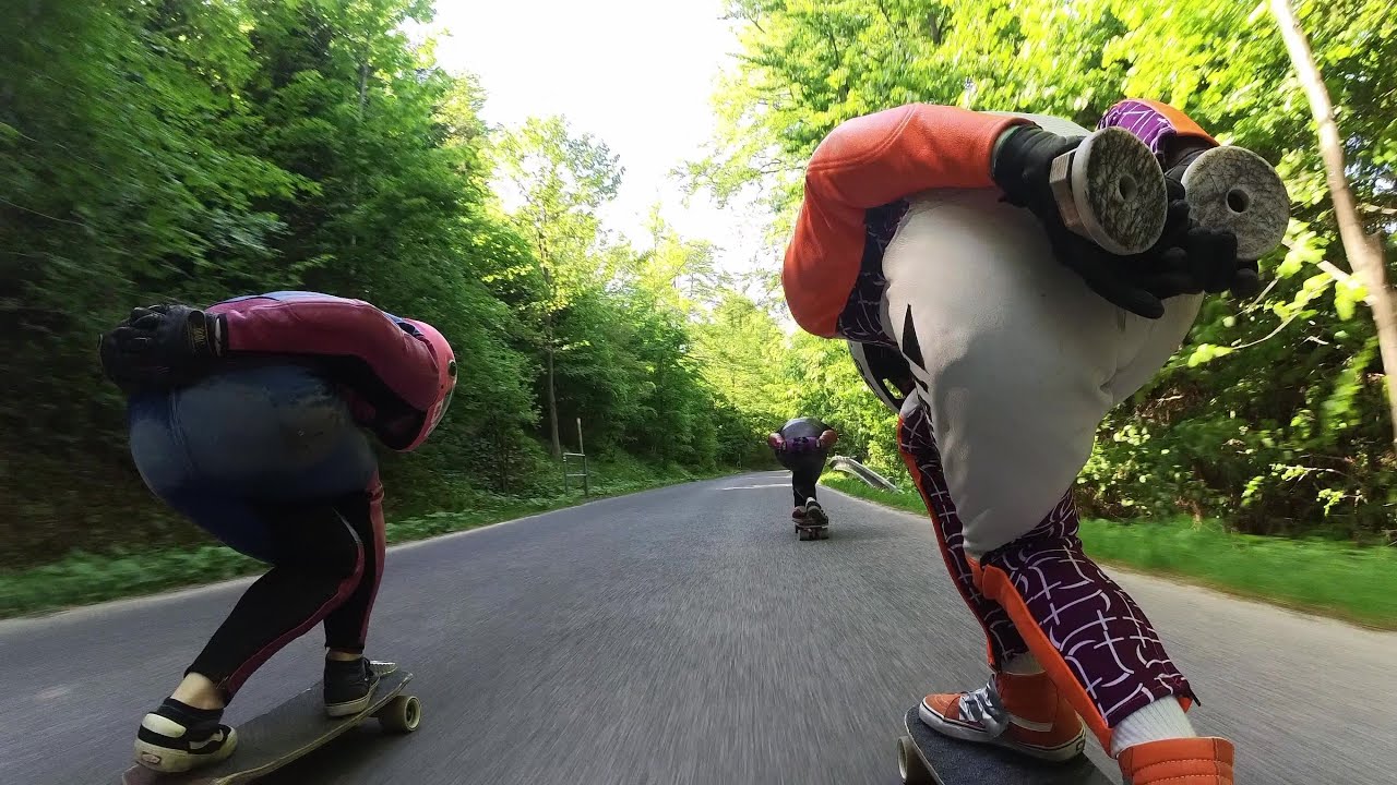 Downhill Skateboard Racing at CGSA Bíly Potok 23 in Czech Republik - Final