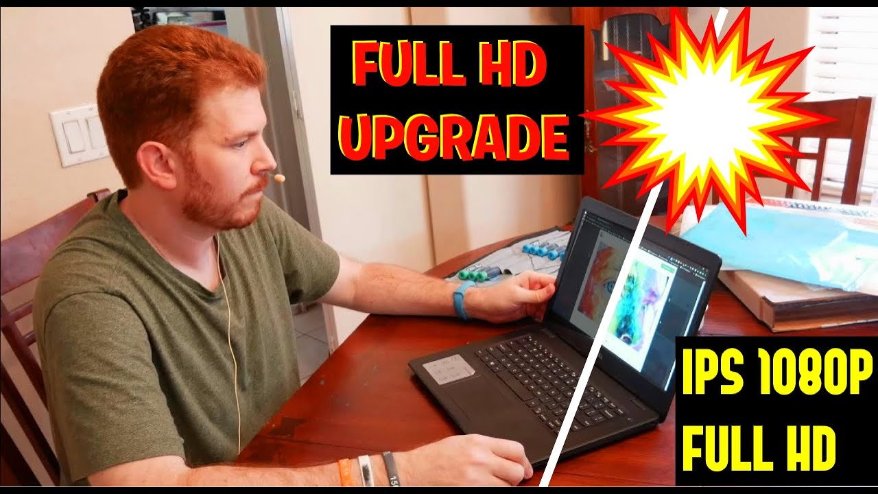 LCD upgrade to Full HD | Dell Inspiron 14 3000 series 3493 FHD IPS display upgrade