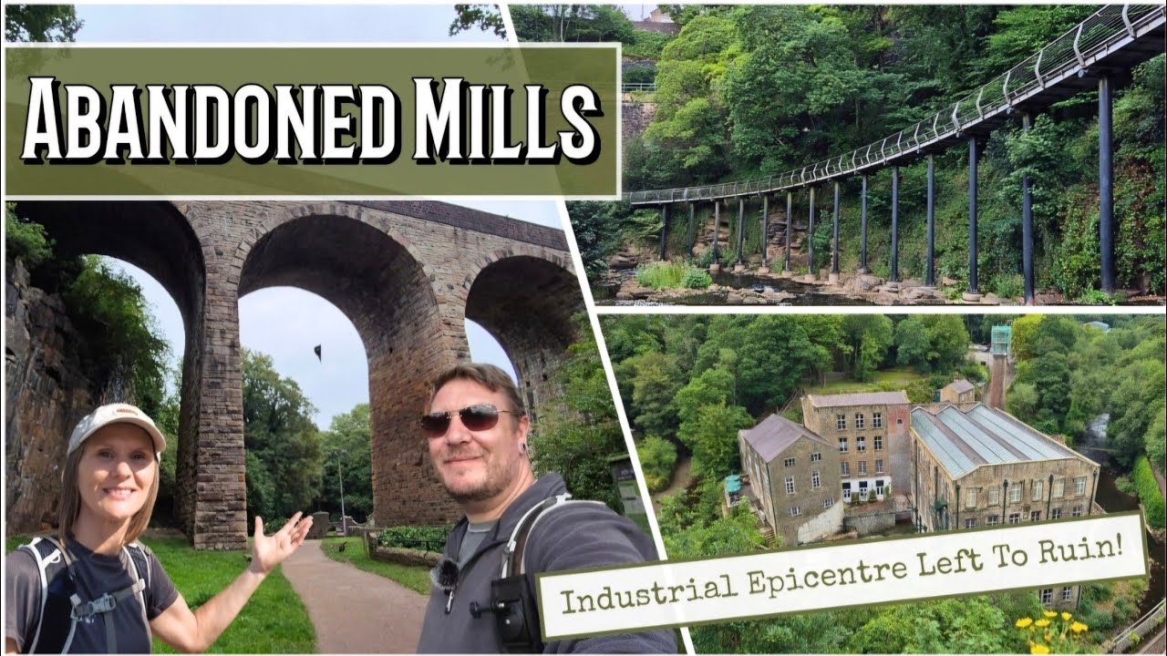 Abandoned Industry | NEW MILLS | Torr Gorge Riverside Park | Millennium Walkway | Derbyshire. 