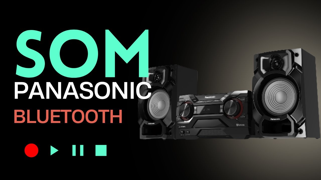 Aparelho de som panasonic não conecta bluetooth / som panasonic sem áudio no bluetooth.