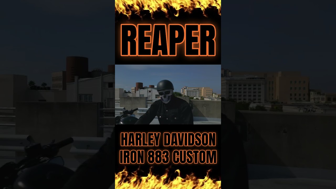 Custom Harley Davidson Iron 883 Reaper 