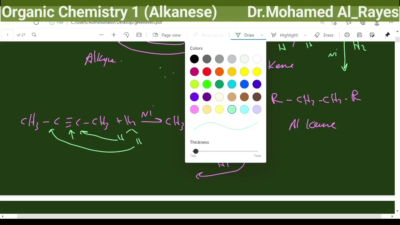 Organic 1. (Alkane . Part 2) Dr. Mohammed Al- Rayes 01020678428
