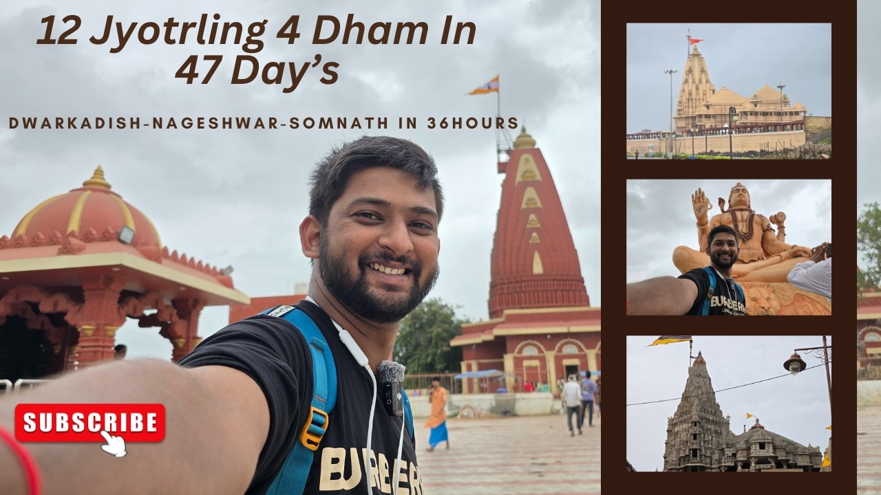 Dwarka , Nageshwar & Somnath in 36 hours | By Bus from Ahmedabad to Dwarka | Nikhil Kanojia