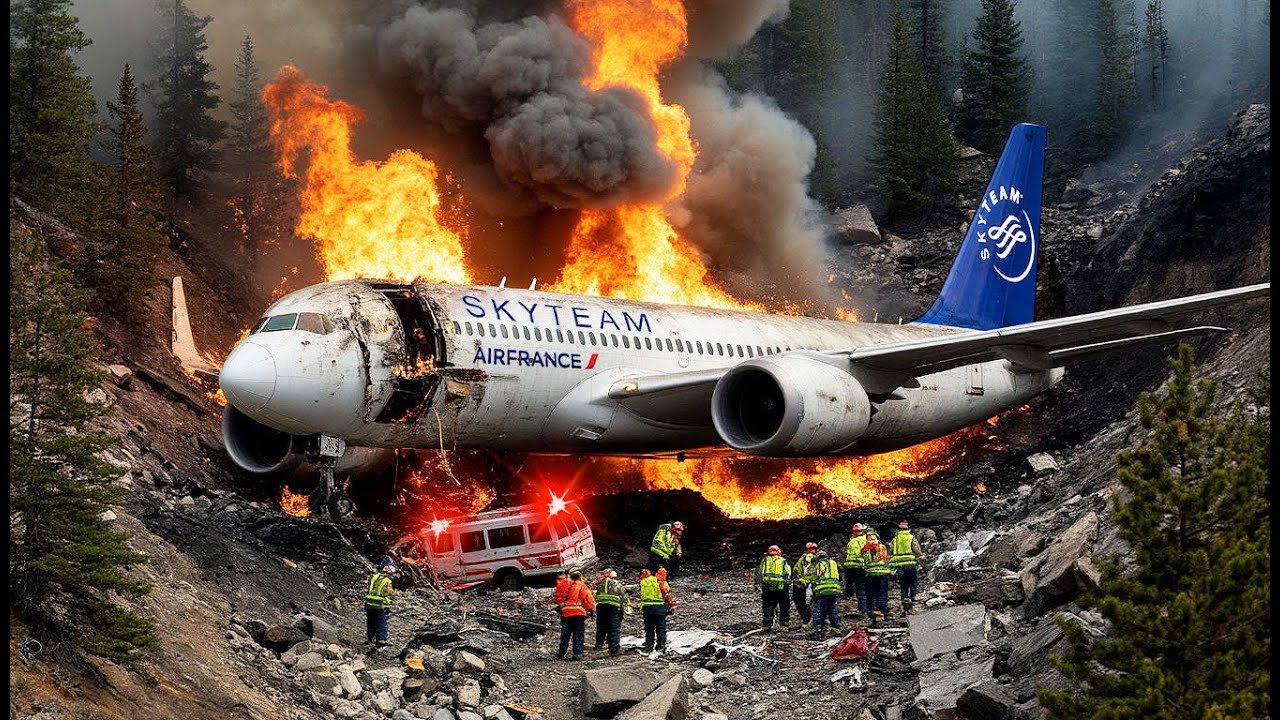 AIRBUS A321 HARD Airplane Crashed on the Stones | Emergency Landing in GTA 5