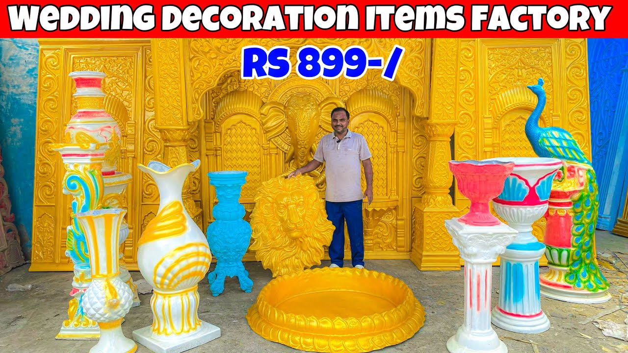 Cheapest wedding Decorations Items | Floor Decoration Items | manufacturer |