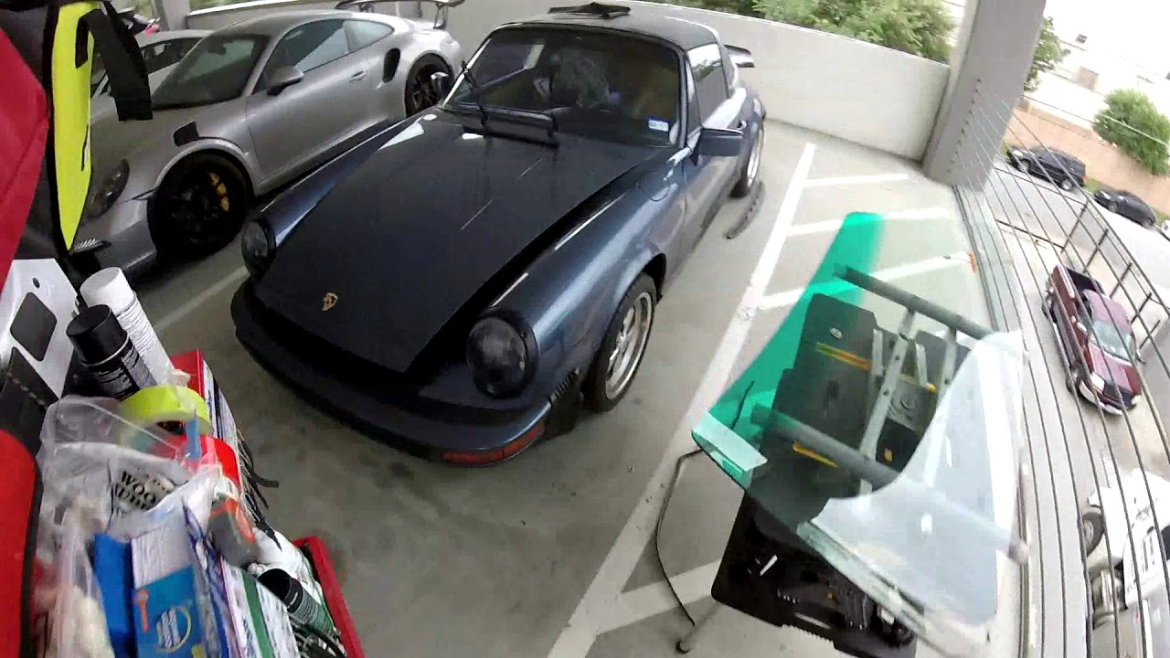 Замена лобового стекла Porche targa 89