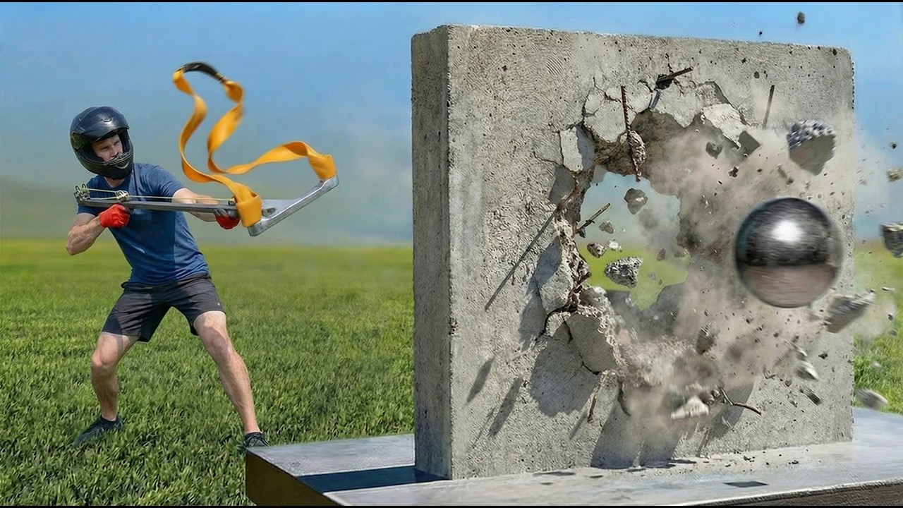 Testuju nelegálně silný prak