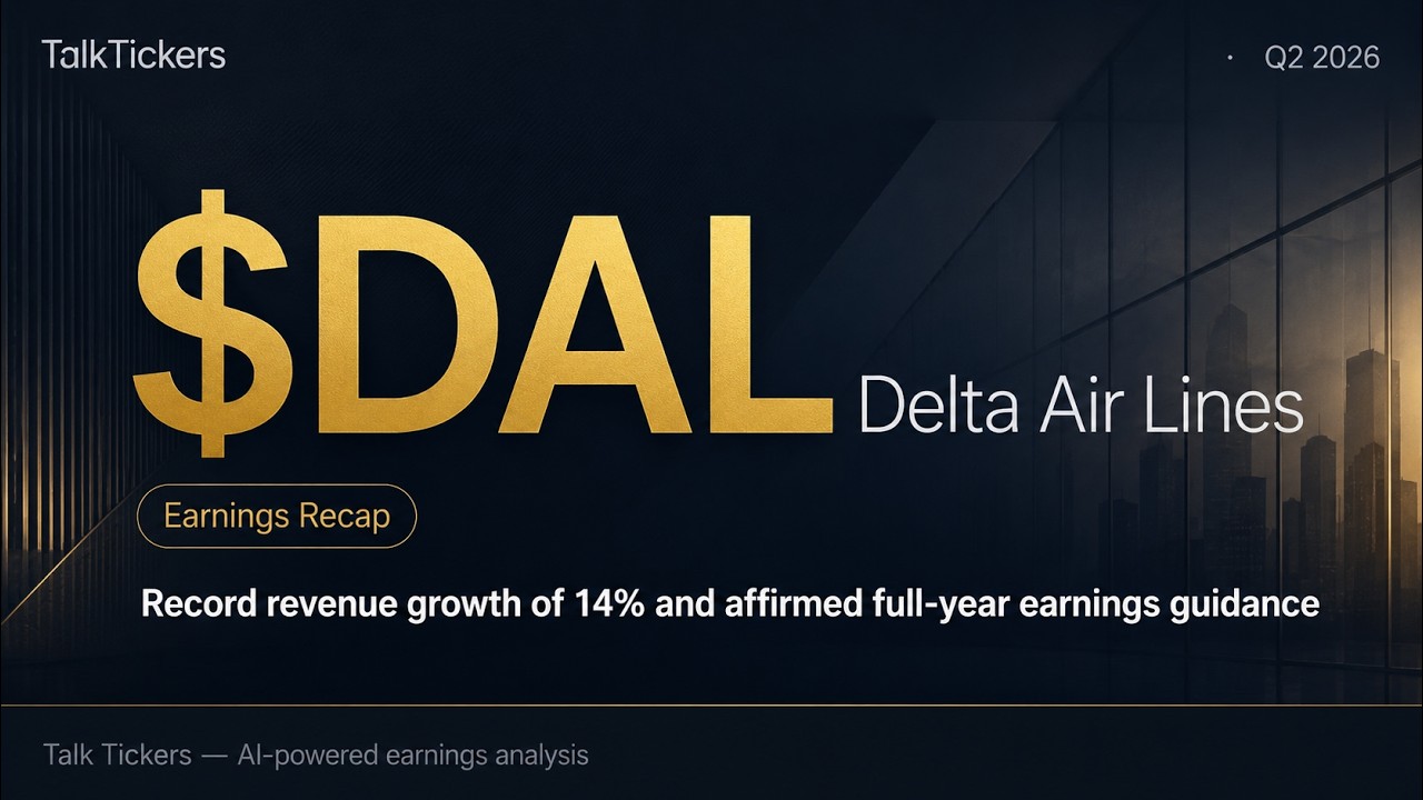 Delta Air Lines Q2 2026 Earnings: Record Revenue & Strategic Growth