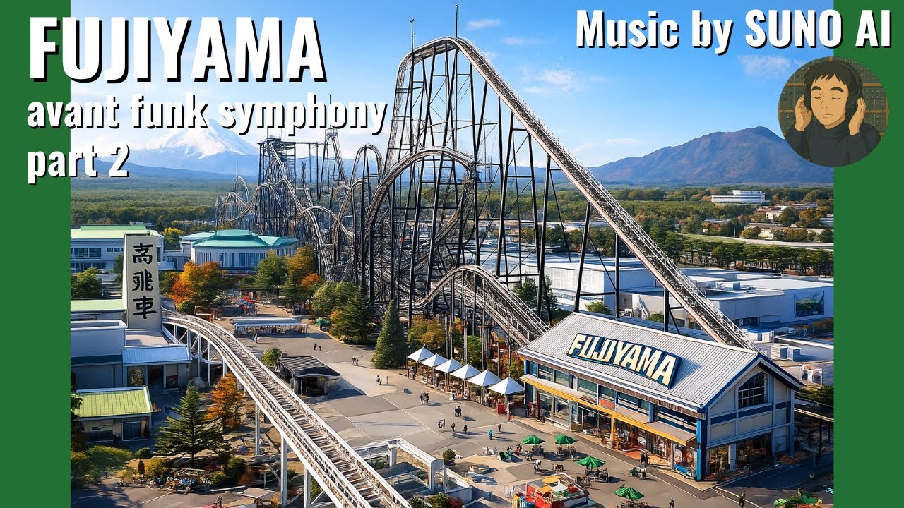 [AI Songs] FUJIYAMA avant-funk part 2 - FujiQ Highland [BGM 55min]