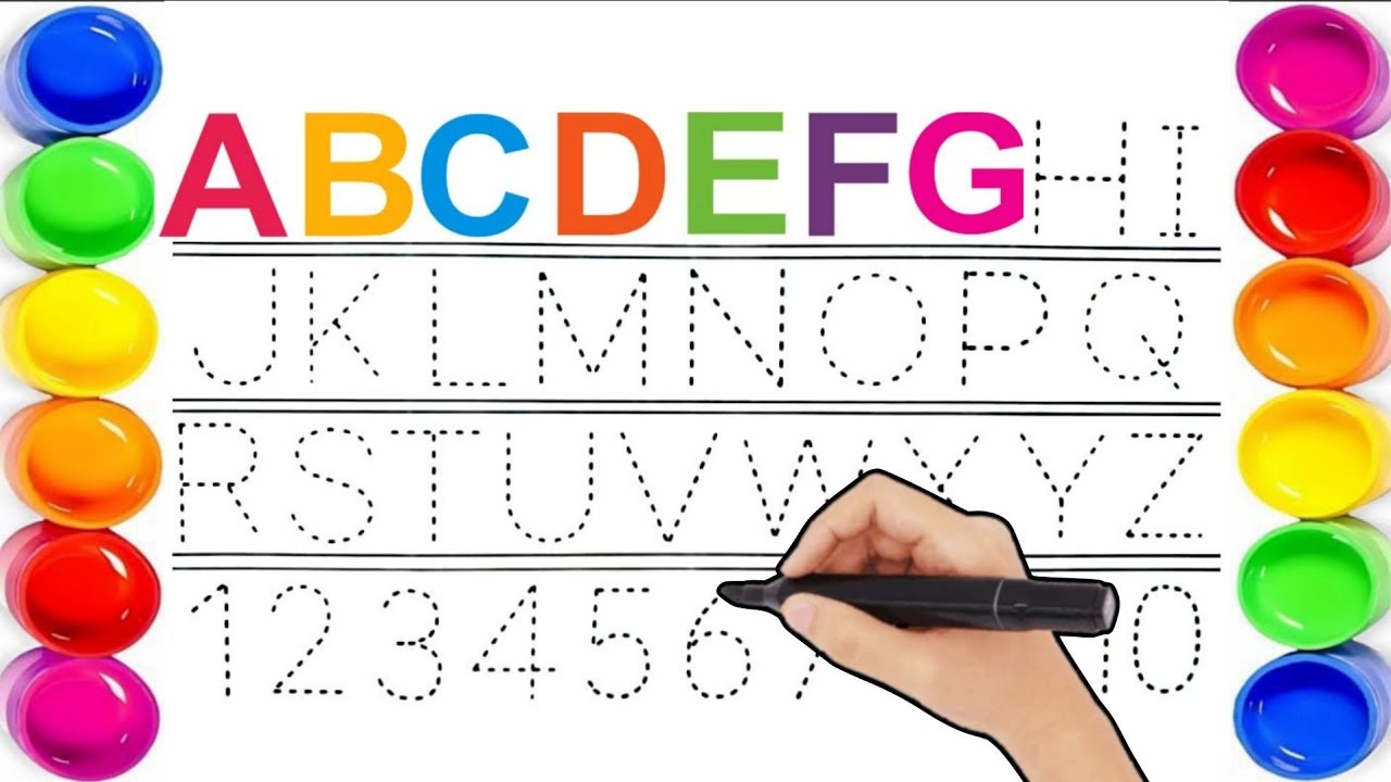 A to Z Alphabet Letters |Learn children video in Educational Video | A for Apple watching video 