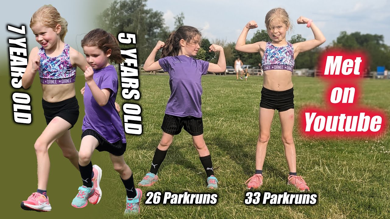 Isabelle Meets 5 year old Fan from Youtube | Run Parkrun Together | Combined Age of 12 | AMAZING