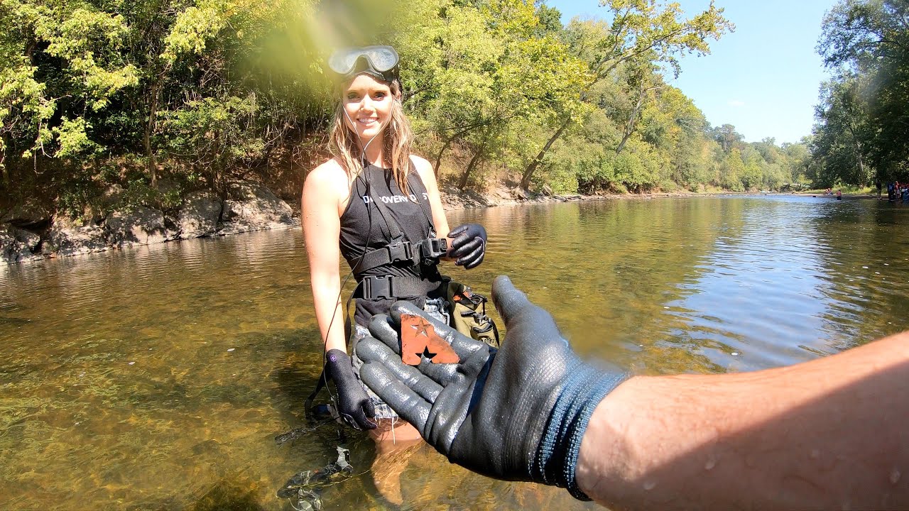 Metal Detecting the River! We Found Over 37 LBS of Buried Treasures!
