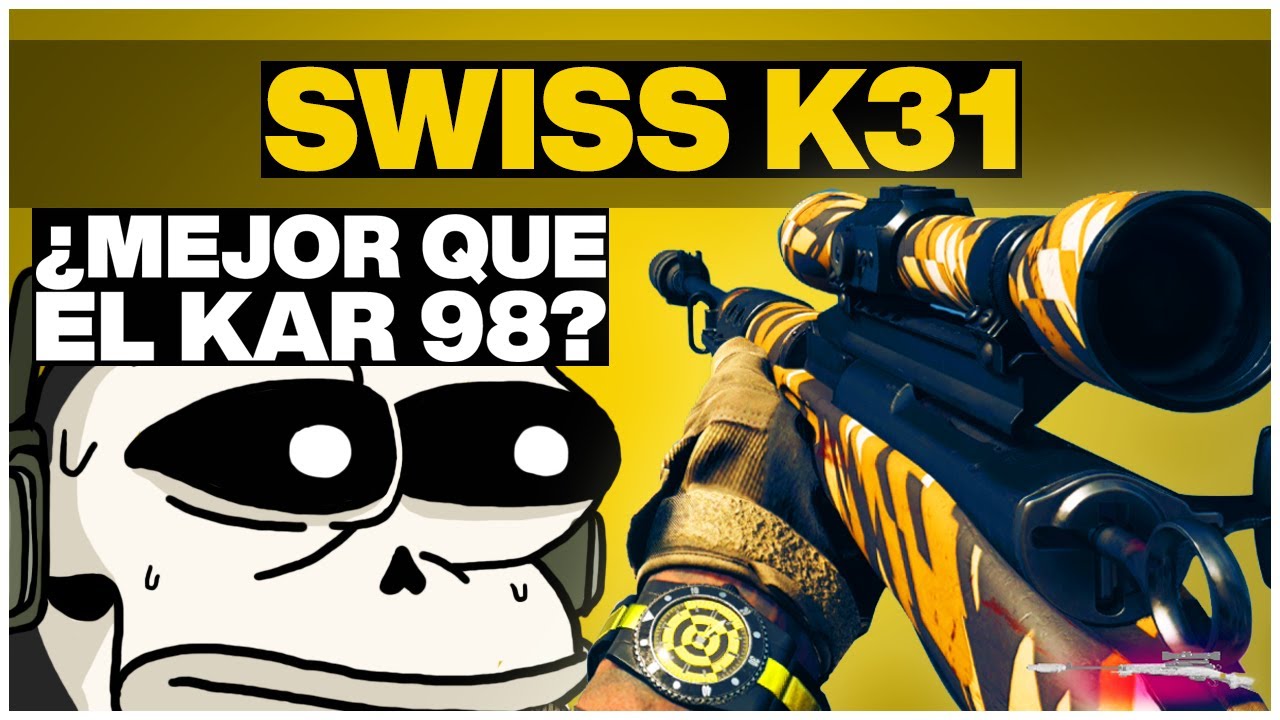 Finalmente probé el Swiss K31 en Warzone