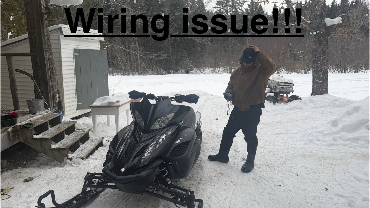 2007 Yamaha apex wiring issue fixed! And service