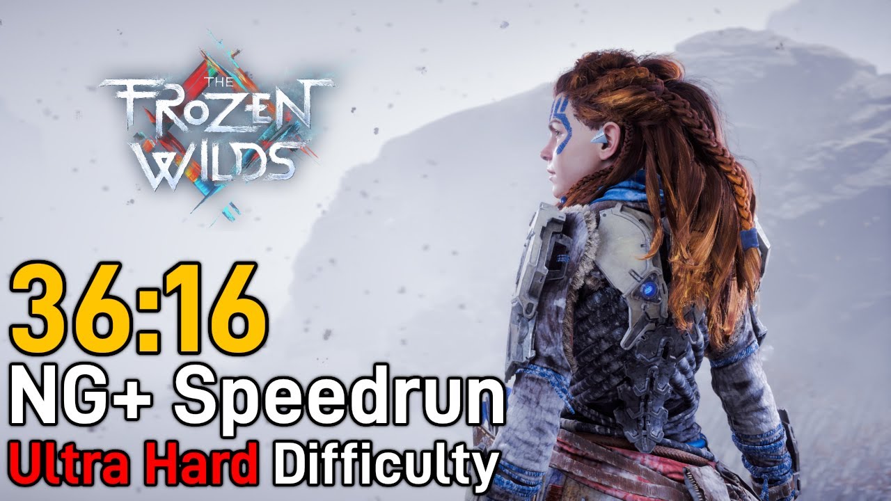 HZD The Frozen Wilds Speedrun - NG+ Ultra Hard in 36:16