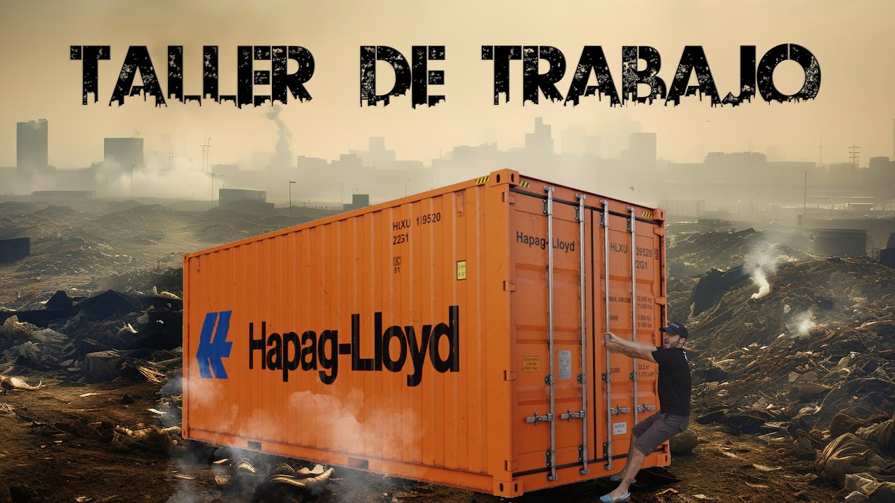 De contenedor abandonado a refugio creativo: Así es mi nuevo taller de trabajo.
