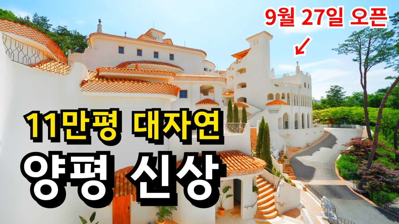 서울근교 양평 가볼만한곳!  11만평 숲속 해외같은 신상명소 마구(9월27일 가오픈) / 경기도 가을 가볼만한곳