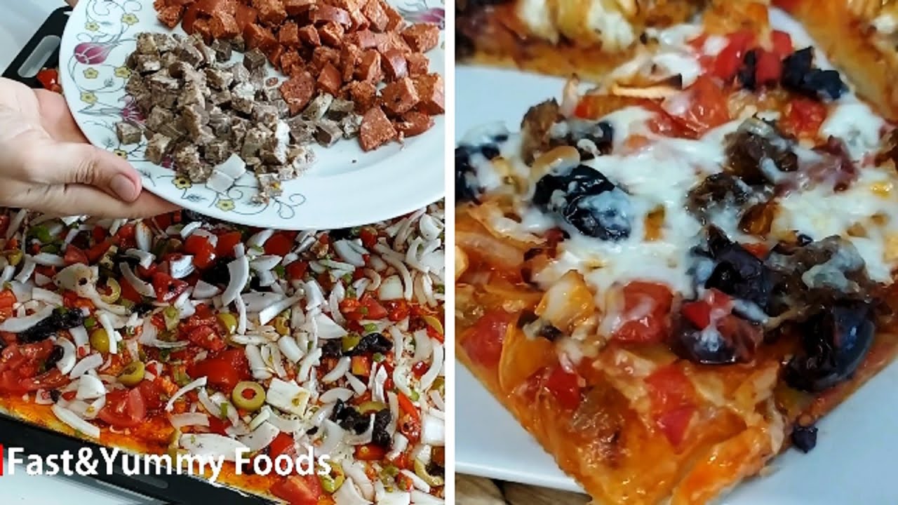 PİZZA TARİFİ, PİZZA HAMURU NASIL YAPILIR? En Güzel Pizza Sosu Nasıl Hazırlanır?, Evde Pizza Tarifi