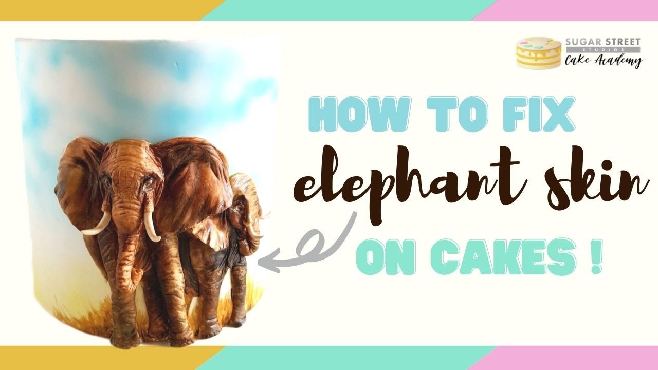 How to fix elephant skin on cakes!