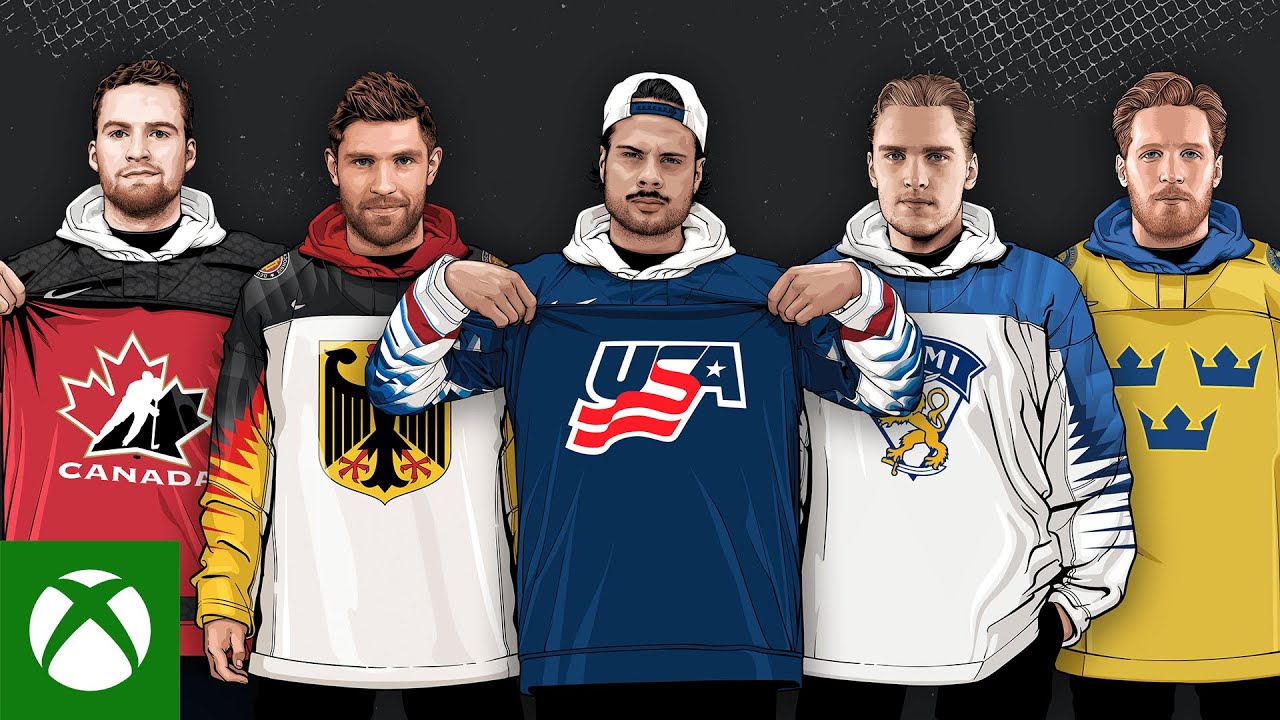 NHL 22 IIHF Update ft. World Juniors, International Teams, and More
