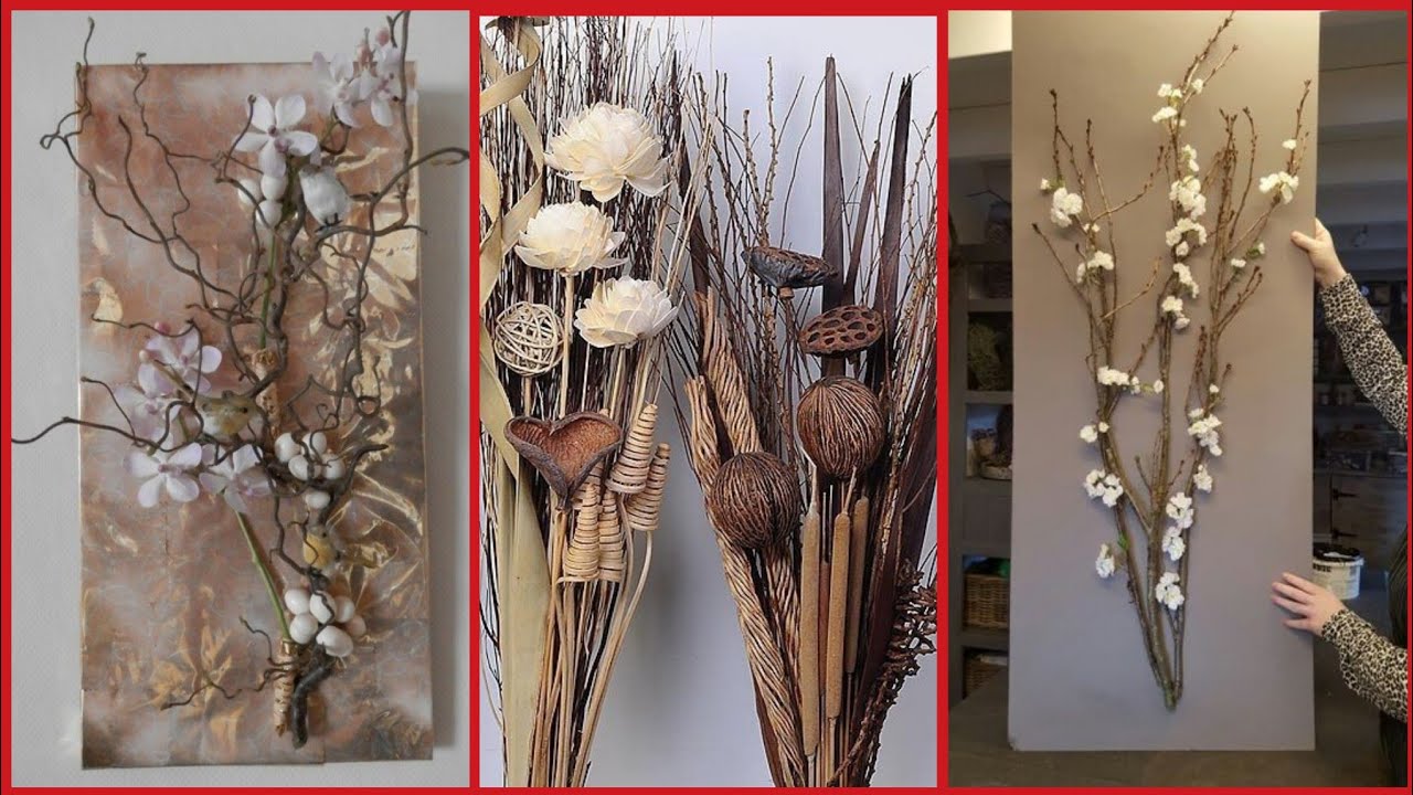 Beautiful  and gorgeous  dry flower decorations  ideas for home decorations