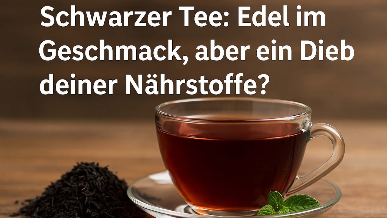Teezeit mit Nebenwirkungen &ndash; blockiert dein Earl Grey heimlich dein Eisen?