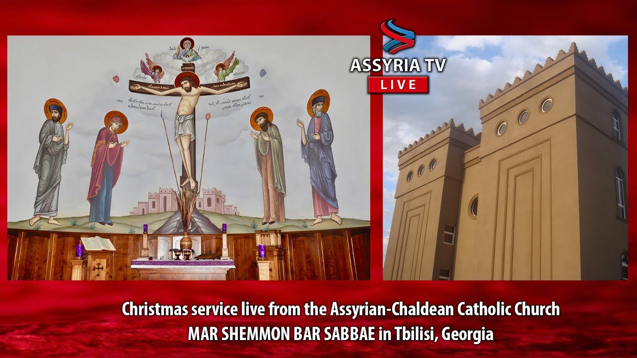 Christmas service from the Assyrian-Chaldean Catholic Church MAR SHEMMON BAR SABBAE, Tbilisi/Georgia