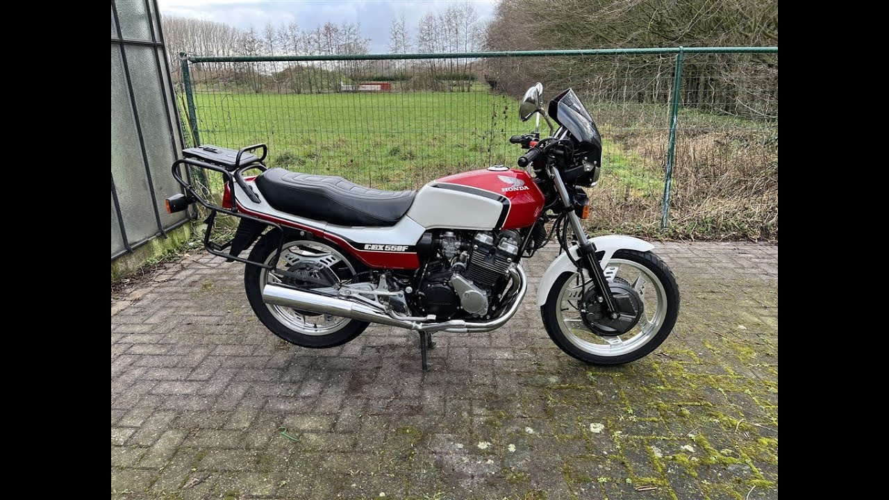 011 - Honda CBX550F cold start