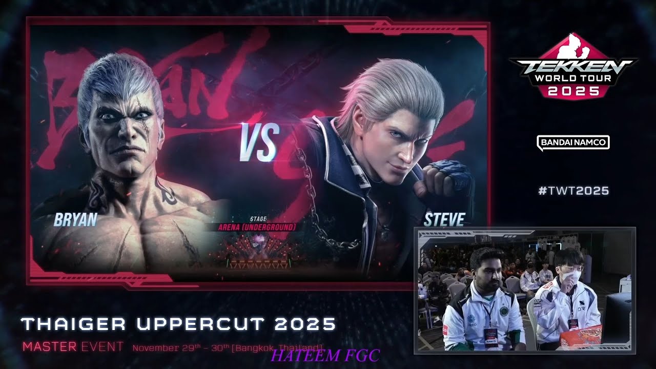 DRX | Knee 🇰🇷 (Брайан) против Falcons | Numan CH 🇵🇰 (Стив) ➤ TWT 2025 - TGU 2025 - ДЕНЬ 1 | Tekken 8
