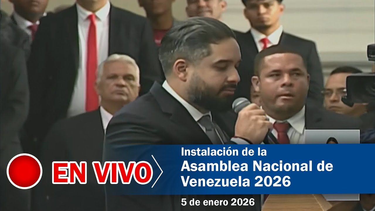 🔴EN VIVO  Instalación de la Asamblea Nacional de Venezuela 2026 Incertidumbre tras captura de Maduro