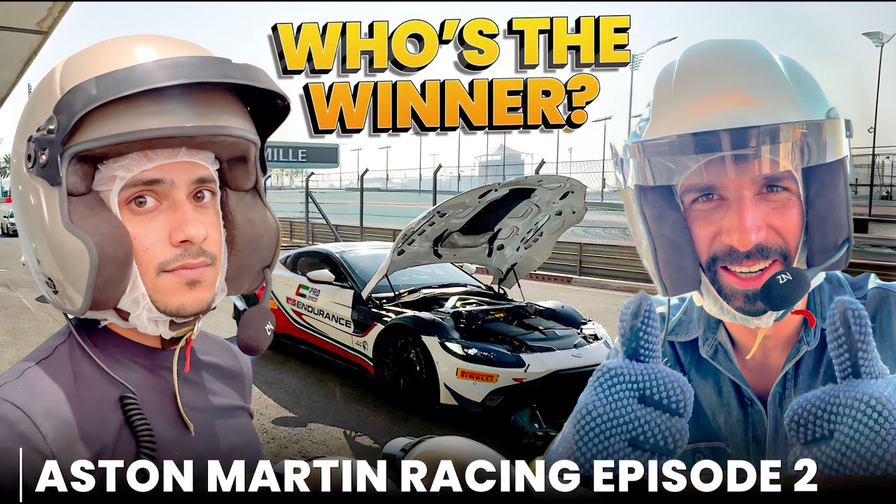 Driving Aston Martin on Racing Track 🔥