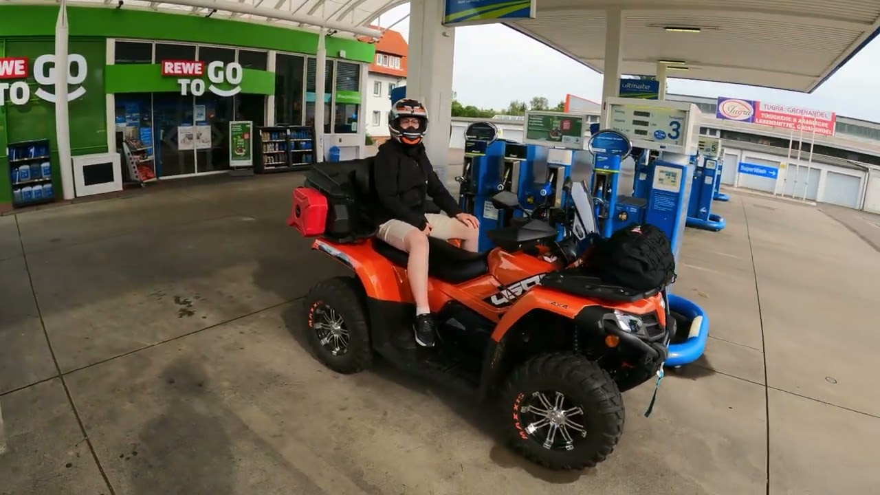 Schweden Tour 2024 Tag 1+2 - 2000 km mit dem ATV - CForce 450 - Sverige 🇸🇪