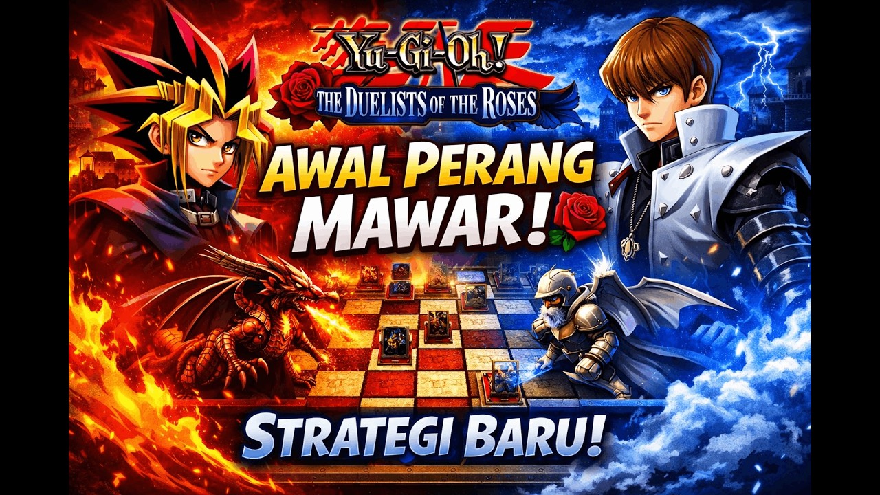 PART 1 – AWAL PERANG MAWAR! STRATEGI BARU DI Yu-Gi-Oh! The Duelists of the Roses 🌹🔥