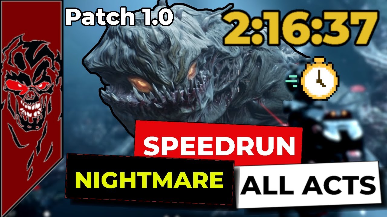 Back 4 Blood SPEEDRUN Nightmare SOLO All Acts ''DESKCHAN'' Category