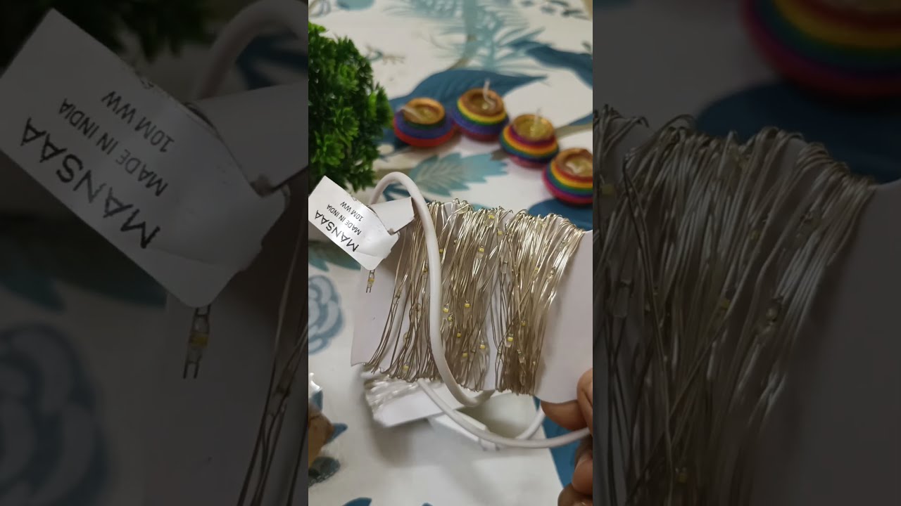 Fairy Lights Decoration at Home l Unboxing  #fairylights #shorts #amazonfinds