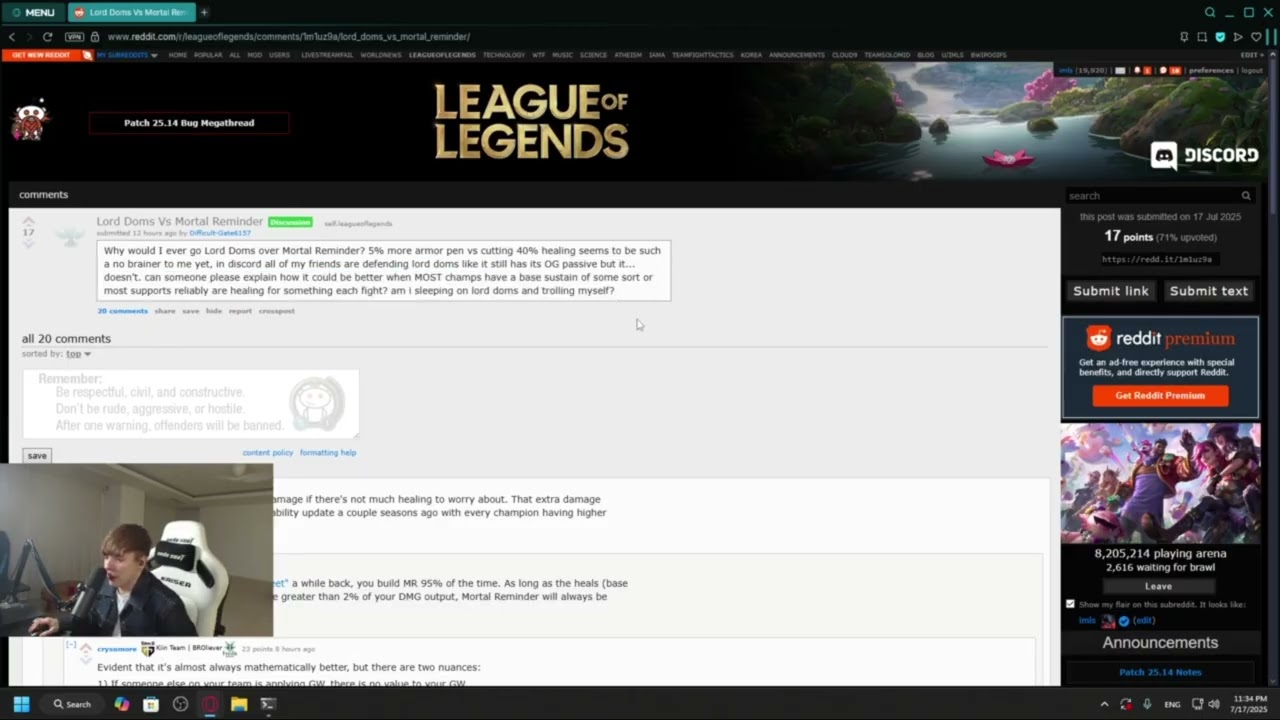 LS LDR vs Mortal Reminder 15.15