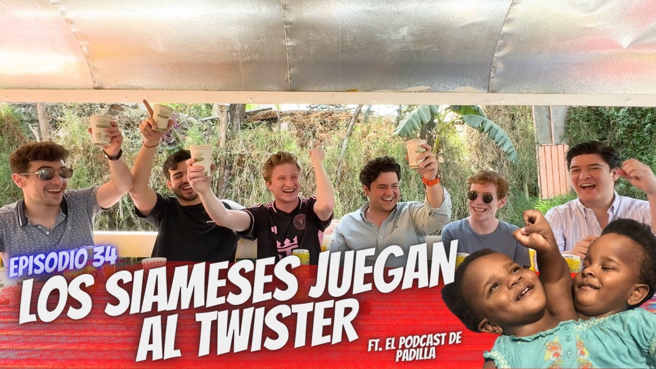 LOS SIAMESES JUEGAN AL TWISTER FT. EL PODCAST DE PADILLA