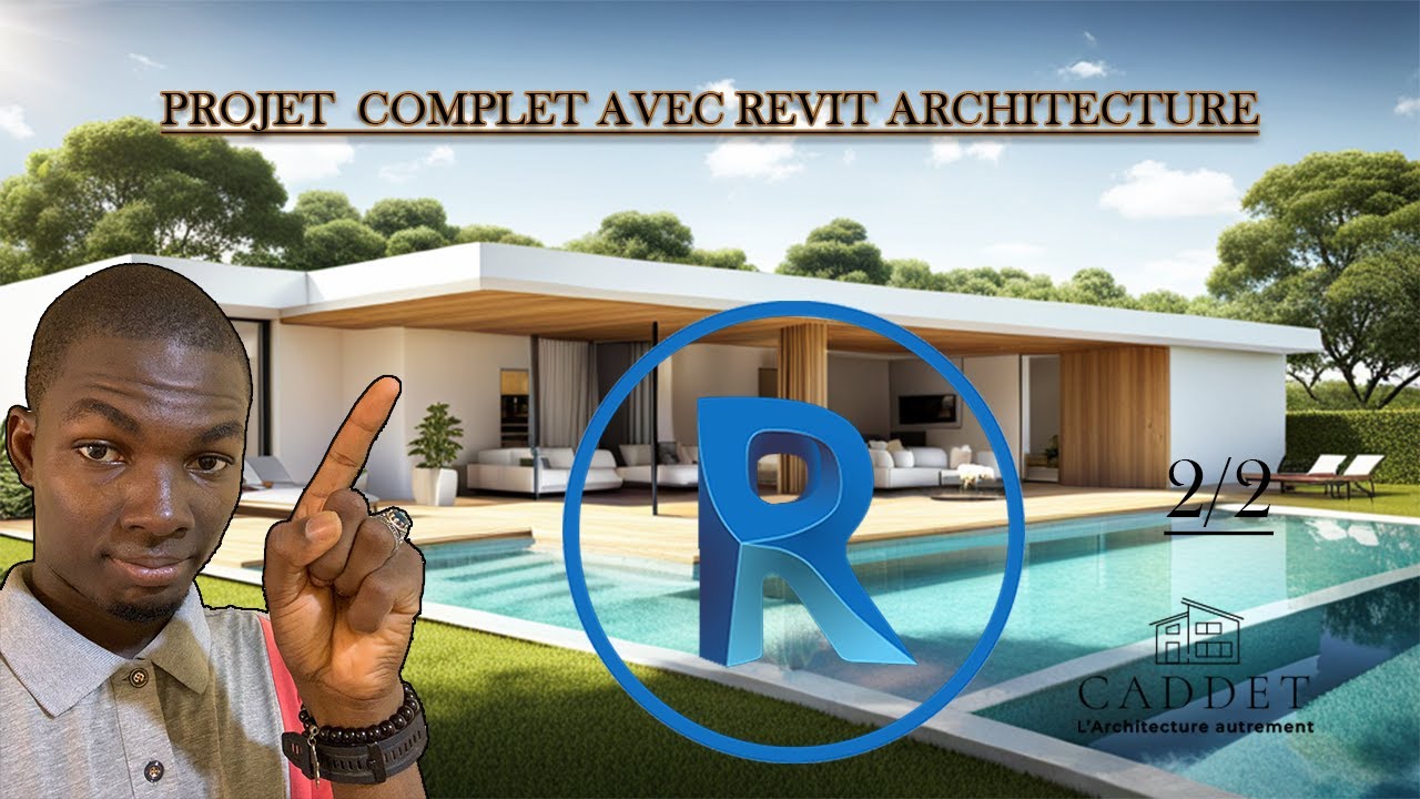 PROJET COMPLET REVIT DE A à Z. TUTO DEBUTANT. 2/2