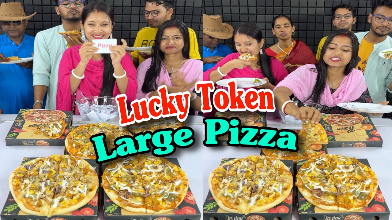 Pizza Large Lucky Token Funny Challenge Game