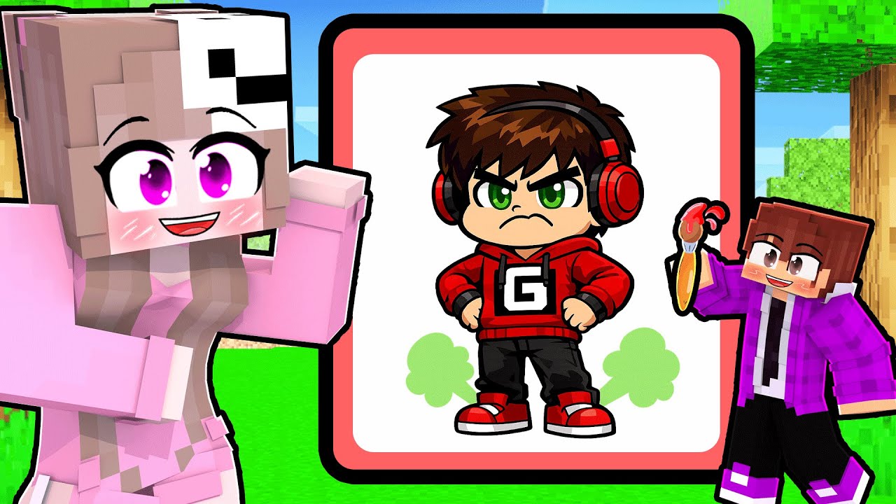 QUEM DESENHAR MELHOR GANHA no MINECRAFT!