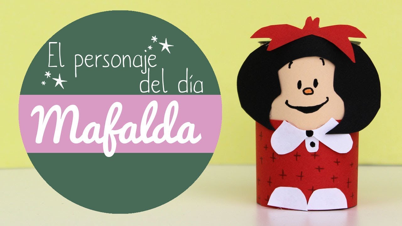 MANUALIDADES de MAFALDA  ¿Cómo hacer a mafalda DIY paso a paso?