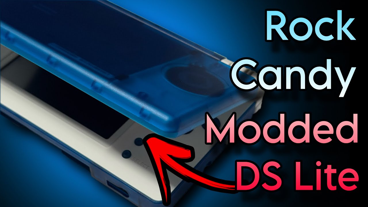 Создаю кастомную Nintendo DS Lite в прозрачно-голубом цвете! Прозрачно-голубой и белый цвета.