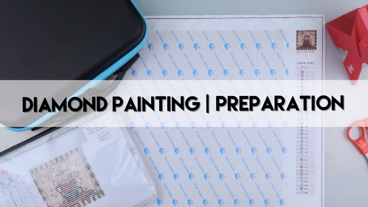 Diamond Painting - Preparation | Coffee Time
